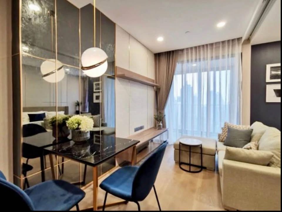 For rent: Ashton Chula–Silom, fully furnished, ready to move in, complete in one place, just bring your bags and move in. Don't miss out!