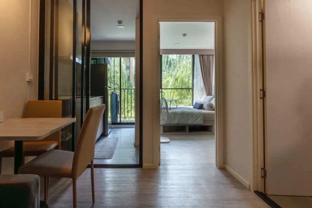 For rent Atmoz Tropicana Bangna ห้องน่าอยู่ เฟอร์ เครื่องใช้ไฟฟ้าครบพร้อม มาจองได้แล้ววันนี้
