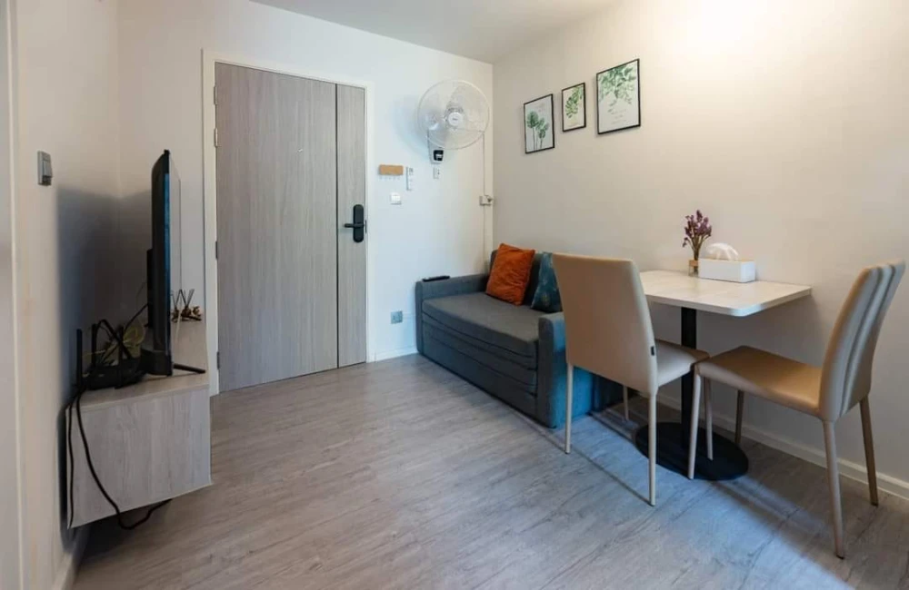 For rent Atmoz Tropicana Bangna ห้องน่าอยู่ เฟอร์ เครื่องใช้ไฟฟ้าครบพร้อม มาจองได้แล้ววันนี้