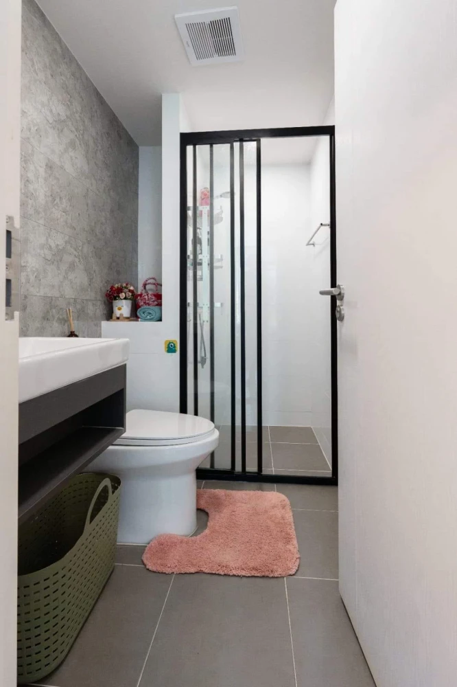 For rent Atmoz Tropicana Bangna ห้องน่าอยู่ เฟอร์ เครื่องใช้ไฟฟ้าครบพร้อม มาจองได้แล้ววันนี้