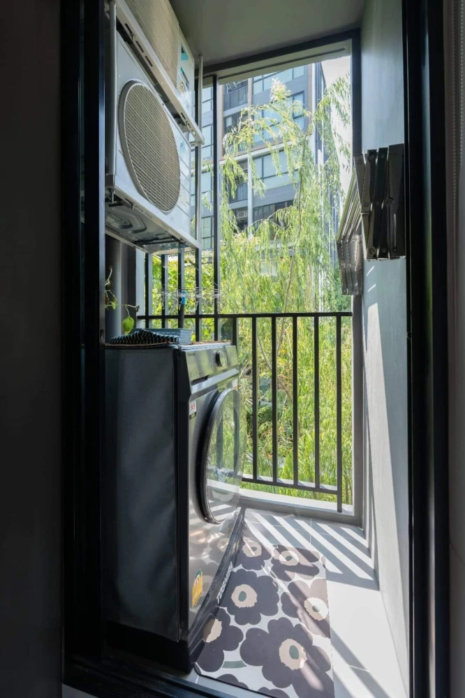 For rent Atmoz Tropicana Bangna ห้องน่าอยู่ เฟอร์ เครื่องใช้ไฟฟ้าครบพร้อม มาจองได้แล้ววันนี้