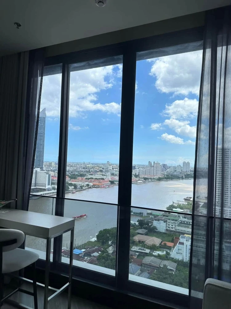For rent  Chapter Charoennakhon - Riversid ห้องใหญ่อยู่สบาย ชั้น 24 ได้วิว เอเชียทีค สะดวกครบจบที่นี่ จองด่วน