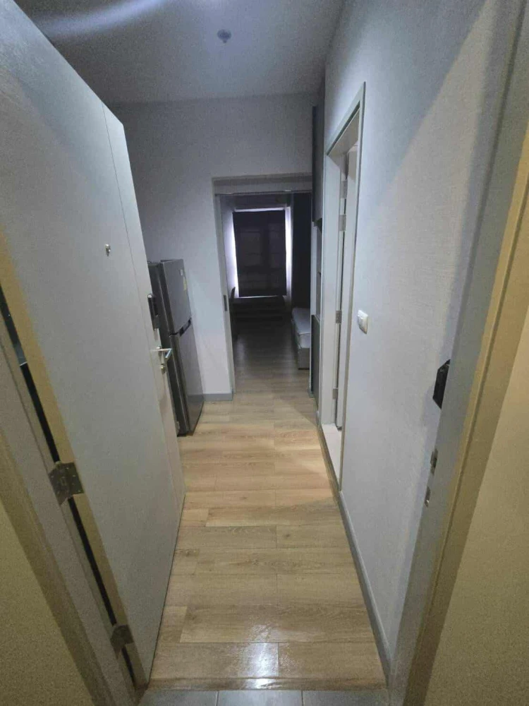 For rent chapter one mid town ladprao 24 Studio room decorated in loft style, fully furnished, garden view, good atmosphere.