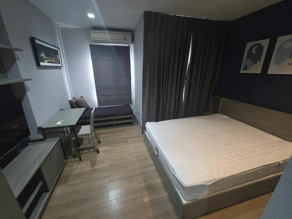 For rent chapter one mid town ladprao 24 Studio room decorated in loft style, fully furnished, garden view, good atmosphere.