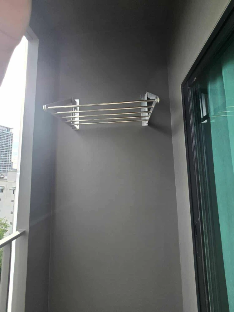 For rent chapter one mid town ladprao 24 Studio room decorated in loft style, fully furnished, garden view, good atmosphere.