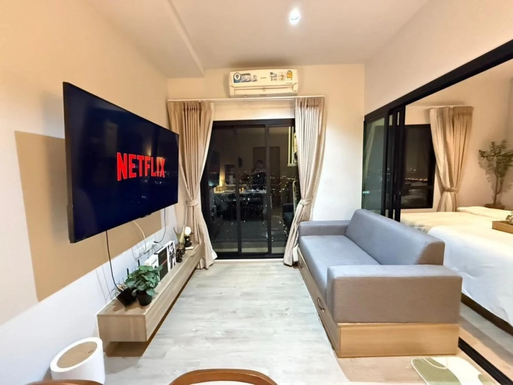 For rent Condo Altitude Unicorn Sathorn - Thapra, decorated room, nice to live in, complete facilities, book now
