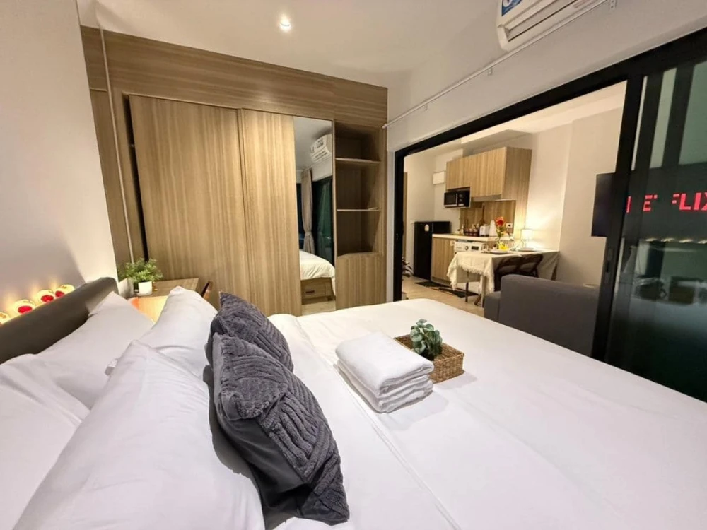 For rent Condo Altitude Unicorn Sathorn - Thapra, decorated room, nice to live in, complete facilities, book now