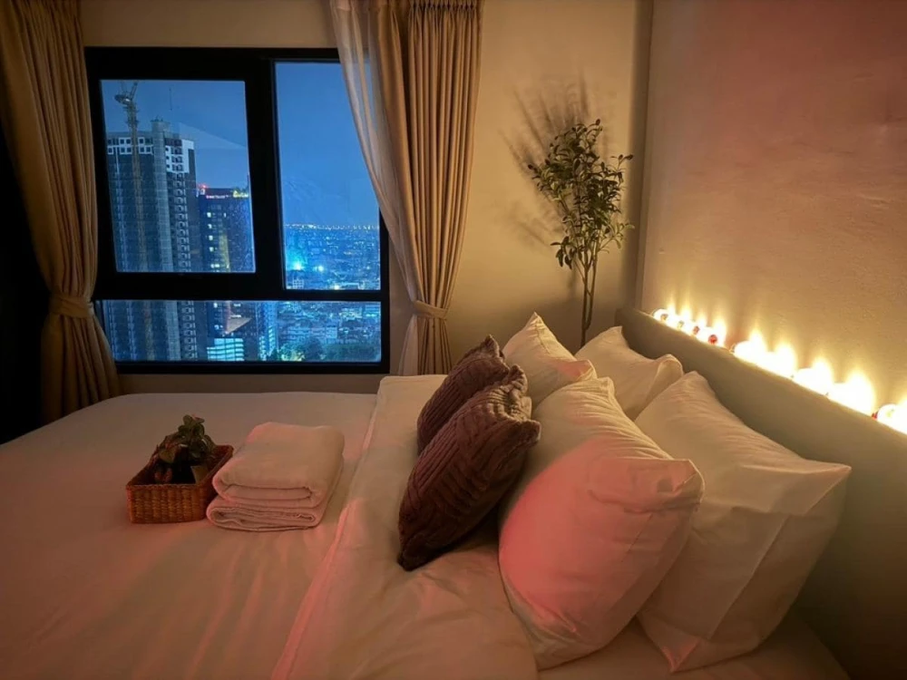 For rent Condo Altitude Unicorn Sathorn - Thapra, decorated room, nice to live in, complete facilities, book now