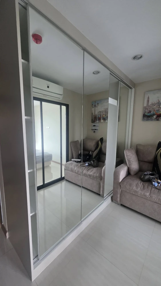 For rent condo Asher Ratchada ห้องน่าอยู่ เฟอร์ เครื่องใช้ไฟฟ้าครบ ราคจับต้องได้ มาจองได้แล้ววันนี้