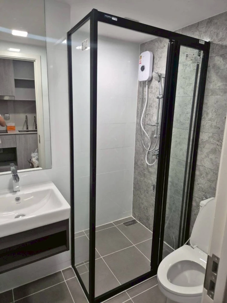 Condo for rent: Atmoz Tropicana Bangna. The unit has separate partitions, clearly demarcating zones. Great value! Don't miss out!