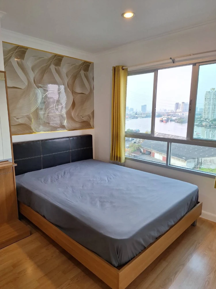 Condo for rent, LPN Lumpini Ratchaburana-Riverview. Nice unit on the 15th floor with beautiful river view. The room is not hot and has a constant bree