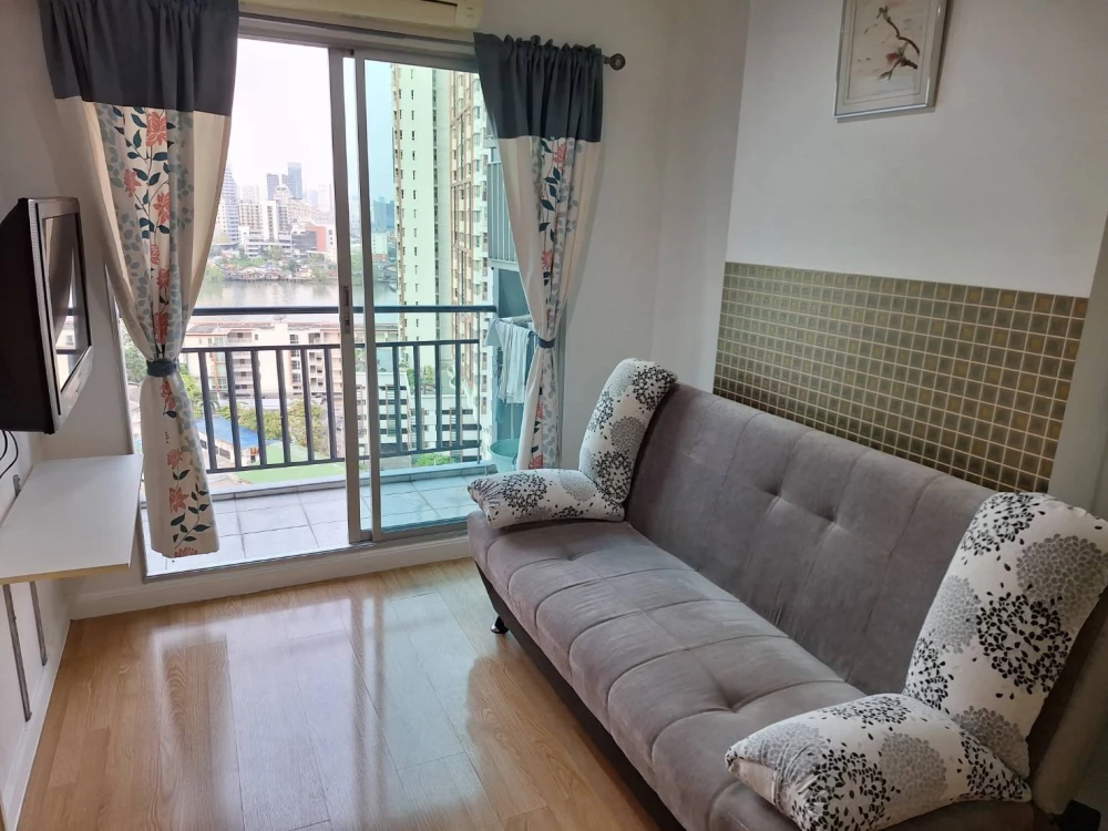 For rent condo LPN ลุมพินี ราษฎร์บูรณะ-ริเวอร์วิว ห้องน่าอยู่ ชั้น 15 ได้วิวแม่น้ำสวยมาก ห้องไม่ร้อน ลมเข้าทั้งวัน ย้ายเลย