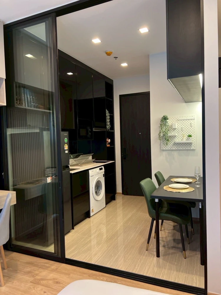 For rent condo Noble Around Ari, furnished room, ready to move in, 29th floor, high view, convenient, complete here, move now