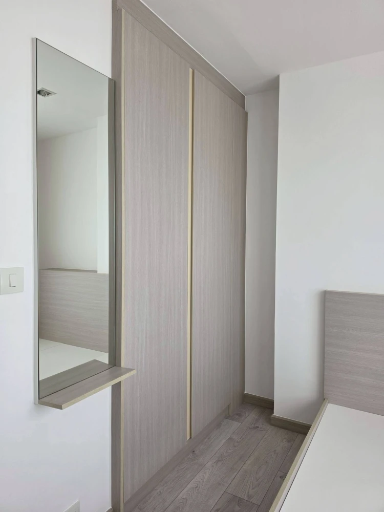 For rent condo Skyline Rattanathibet ห้อง วิวเมืองมุมสูง ชั้นสูง ลมดี ไม่ร้อน ครบจบ พร้อมอยู่
