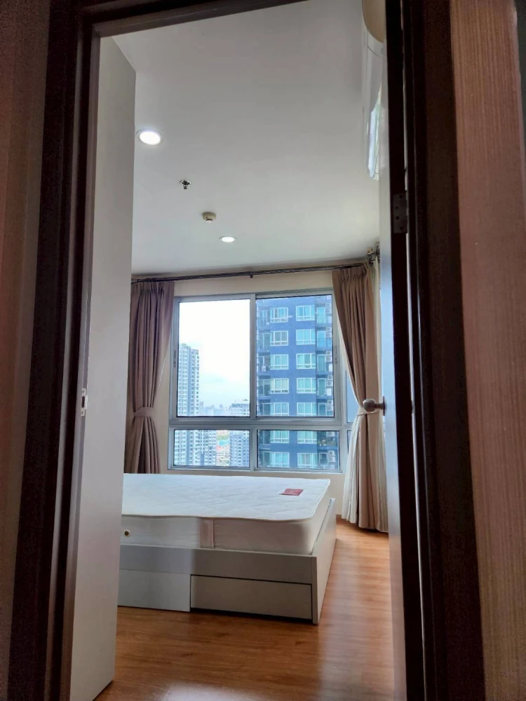 Condo for rent, The Base Sukhumvit 77, 25th floor. Unobstructed view, swimming pool view. Clean room, convenient, everything you need in one place. Bo