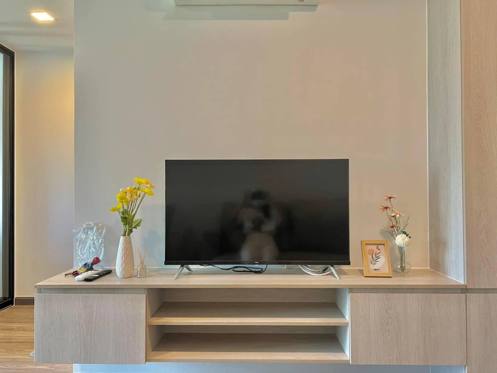 For rent condo The Collect Ratchada 32 ห้องน่าอยู่ เฟอร์ เครื่องใช้ไฟฟ้าครบ ลากกระเป๋าเข้าอยู่ได้เลย