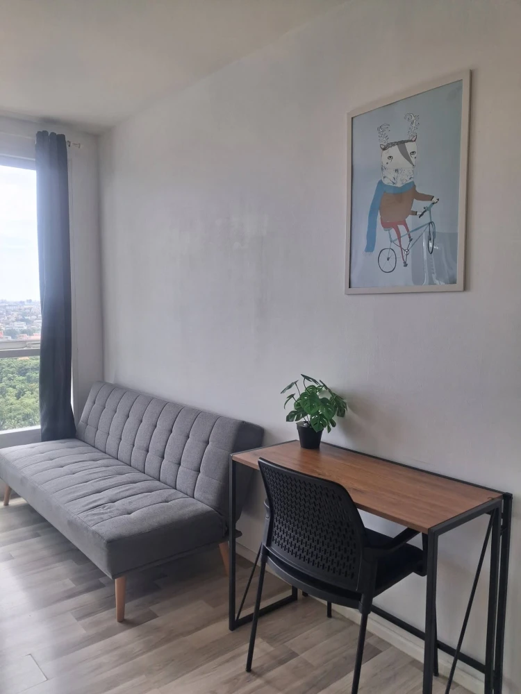 For rent condo The Key Wutthakat ห้องชั้น 21 ได้วิวสูง มาะร้อมสิ่งอำนวยความสะดวกครบ มาจับมาจองเลย