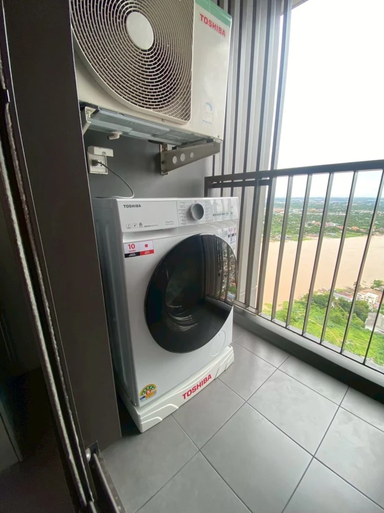 For rent condo The Politan Aqua ชั้น 50 ได้วิวแม่น้ำ โล่ง ไม่บล็อกวิว แถม ราคาอย่างคุ้ม พลาดแล้วจะเสียดาย