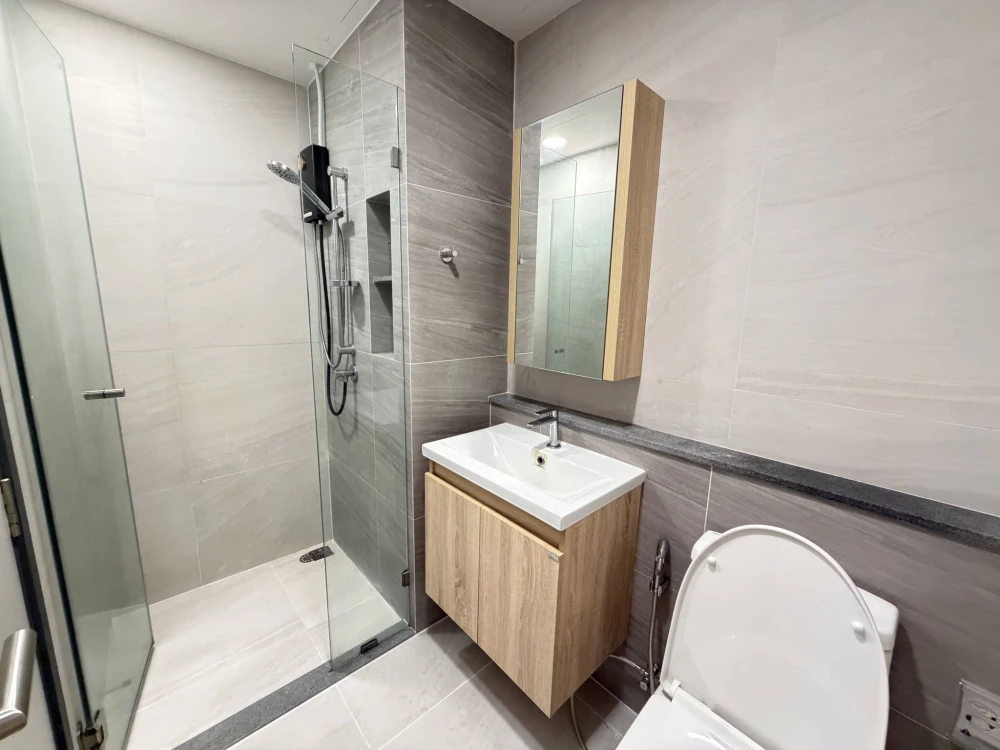 For rent condo The Stage Mindscape Ratchada–Huai Khwang ชั้น 9 มุมห้องนอนแสงดี ถ่ายคอนเทนต์สวย ราคาไม่แรงจองเลย