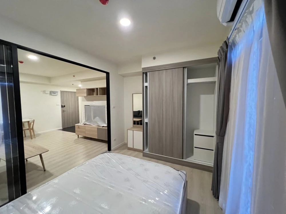 For rent condo A Space Mega 2, 16th floor, Mega bangna view, separated bedrooms. Hurry and reserve before you miss it.