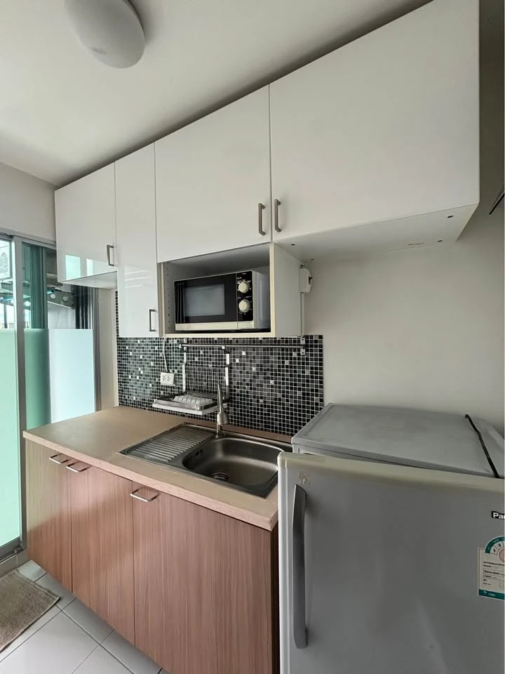 For rent D Condo Onnut - Suvarnabhumi, ready to move in, complete in one place, I must say that you definitely must not miss it.
