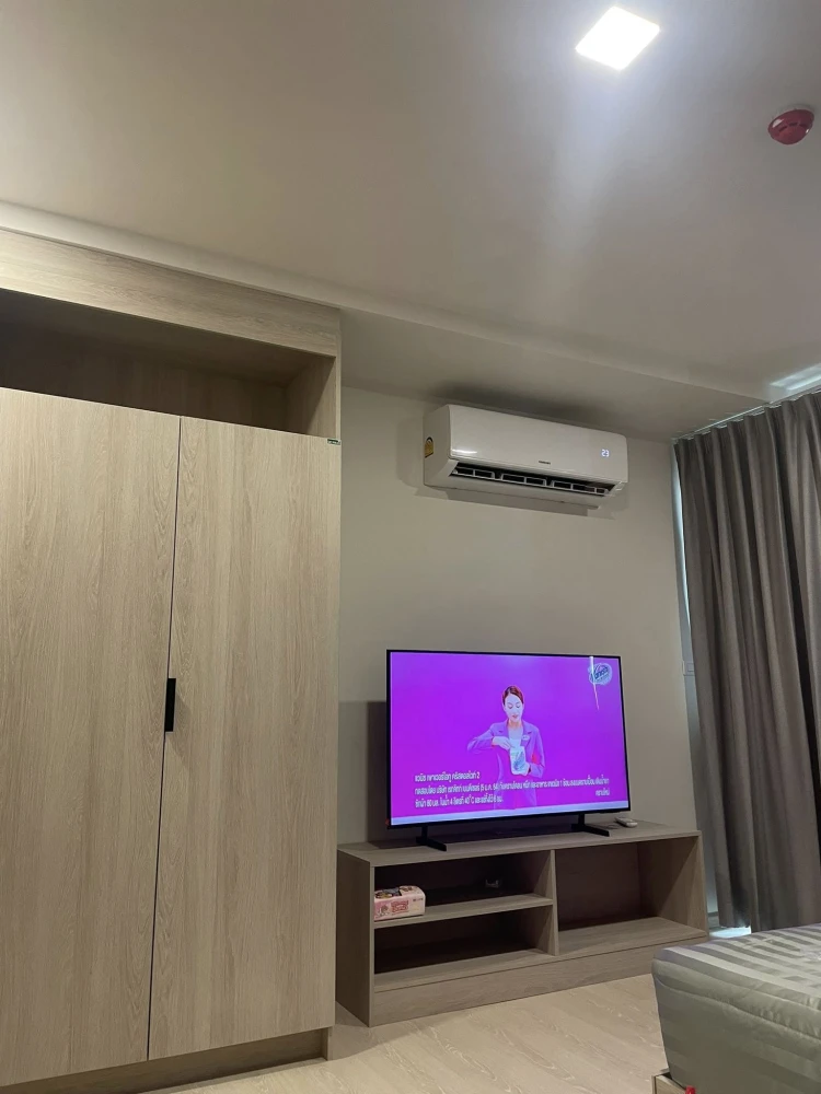 For rent dcondo hype rangsit, studio room, 5th floor, not very high, not expensive, complete here, hurry and book now.