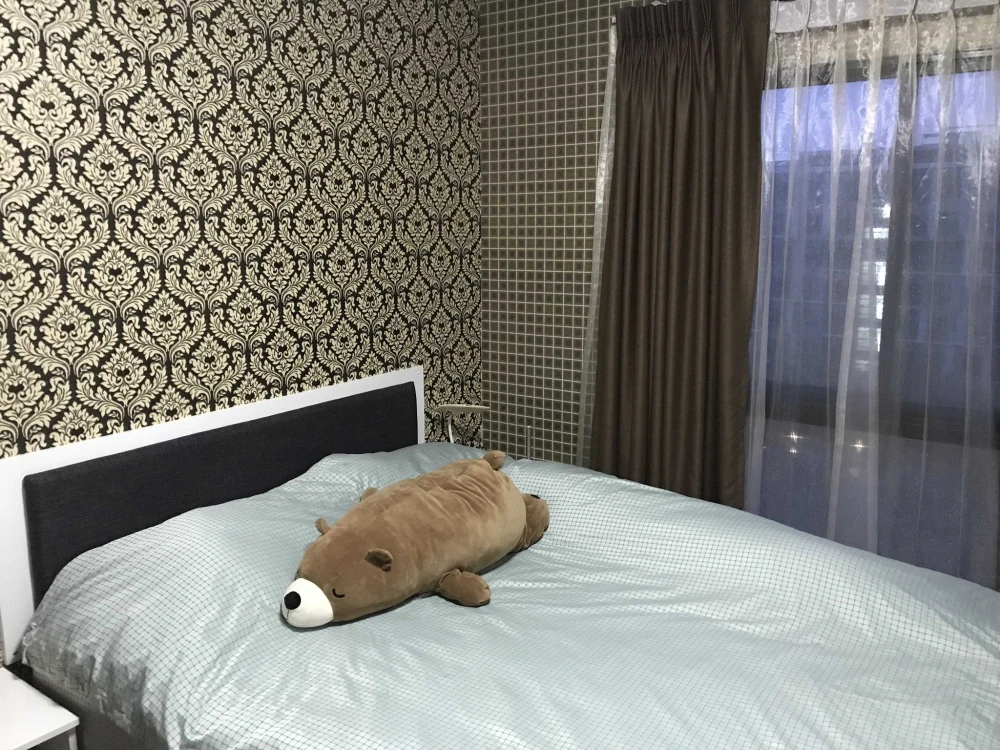 For rent iCondo Salaya, ready to move in room, with good wallpaper, complete here, you must not miss it.