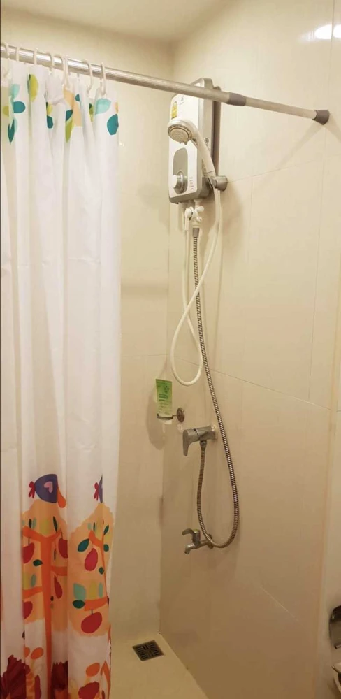For rent iCondo Salaya, ready to move in room, with good wallpaper, complete here, you must not miss it.