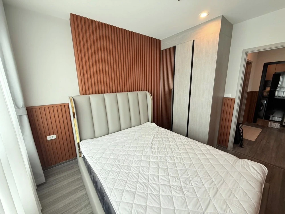 For Rent Ideo Ramkhamhaeng – Lamsali Station, spacious room, lots of usable space, if you don't reserve, you'll regret it.
