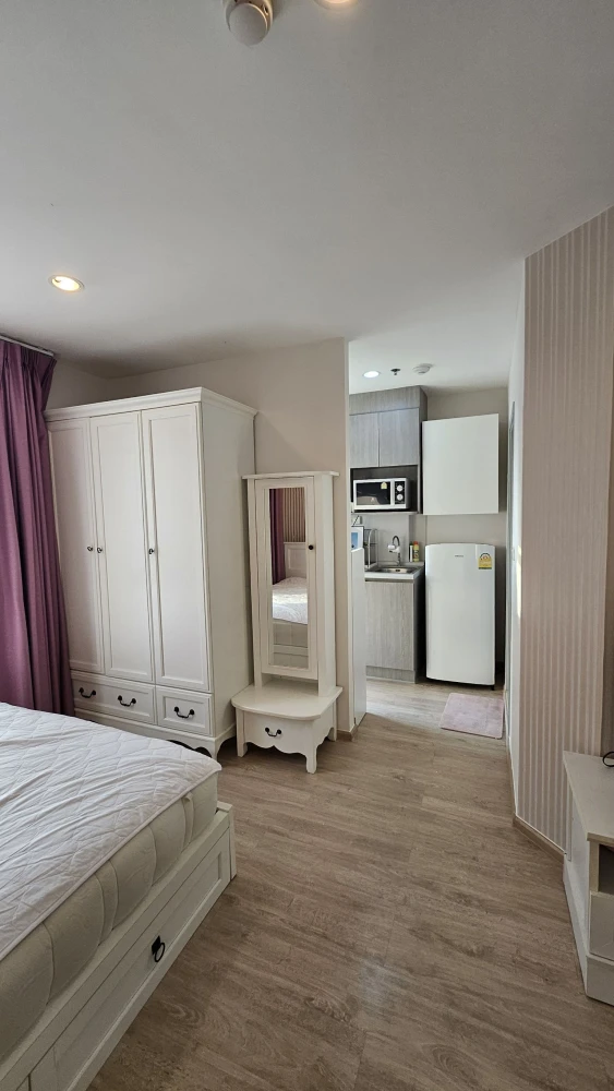 For rent Ideo Sathorn-Thaphra, studio room, 23rd floor, high view, affordable price, complete in one place, must not miss