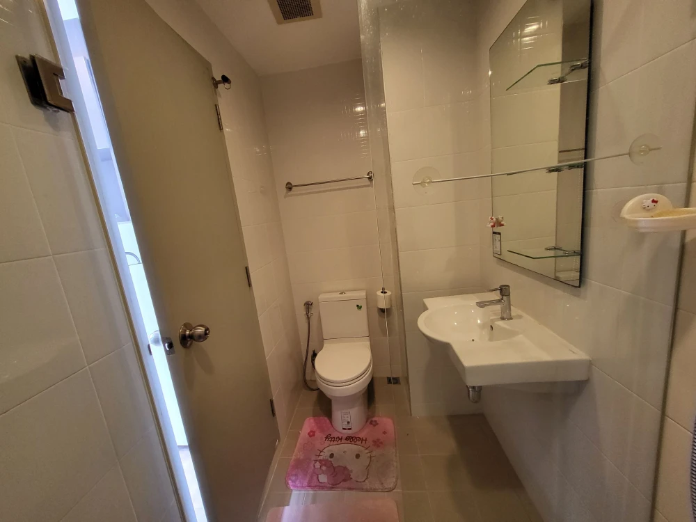 For rent Ideo Sathorn-Thaphra, studio room, 23rd floor, high view, affordable price, complete in one place, must not miss