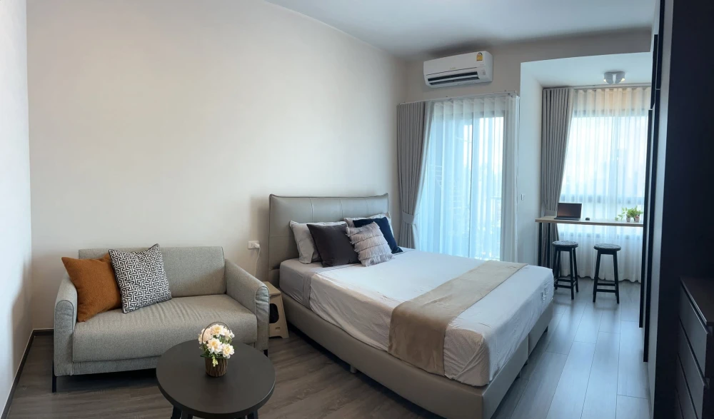 FOR RENT  IDEO SUKHUMVIT RAMA 4 ห้อวน่าอยู่ ชั้น 27 ได้วิวสูง มาพร้อมสิ่งอำนวยความสะดวกครบครัน จองเลย