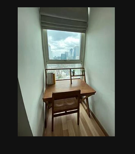 For rent Ideo Verve Ratchaprarop, spacious room, 18th floor, Central World view, hurry and reserve now!