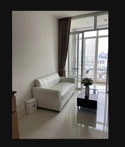 For rent Ideo Verve Ratchaprarop, spacious room, 18th floor, Central World view, hurry and reserve now!
