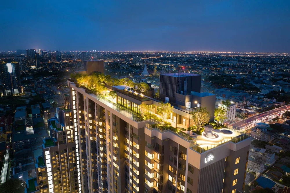 For rent Life Sathorn Sierra, 23rd floor, high view, fully furnished, complete with electrical appliances, move in now