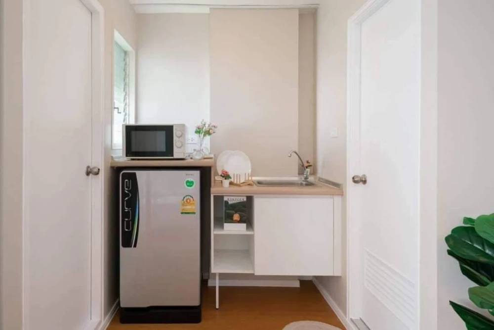 For rent Lumpini Mixx Thepharak - Srinakarin ห้อง Studio ชุดครั้วบิ้วอิน ราคาคุ้ม รีบย้าย
