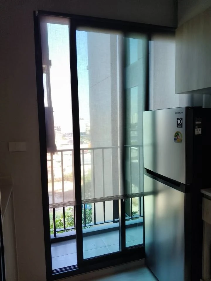 For rent Noble NUE Mega Plus Bangna, 10th floor, beautiful garden view, large size, airy and cool, book now