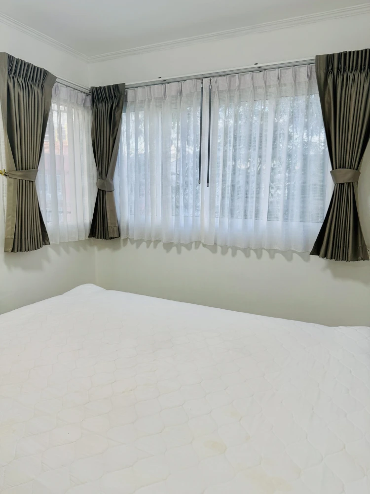 For rent Notting Hill Sukhumvit 107, spacious room, clean, divided into sections, not cramped. Good like this, you must hurry to reserve.