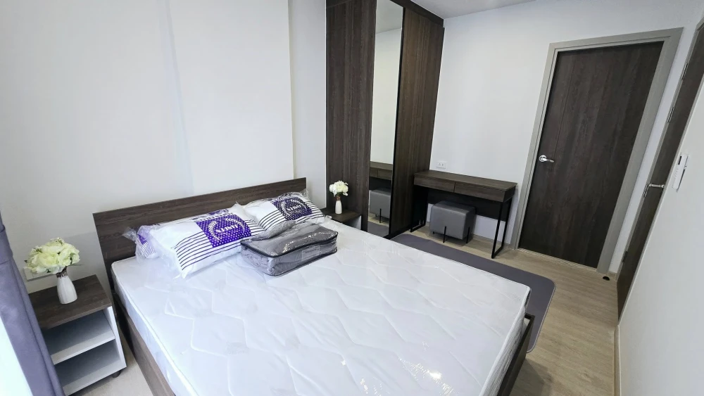For rent Nue Cross Khukhot Station, ready to move in, complete facilities, hurry up and come and reserve now.