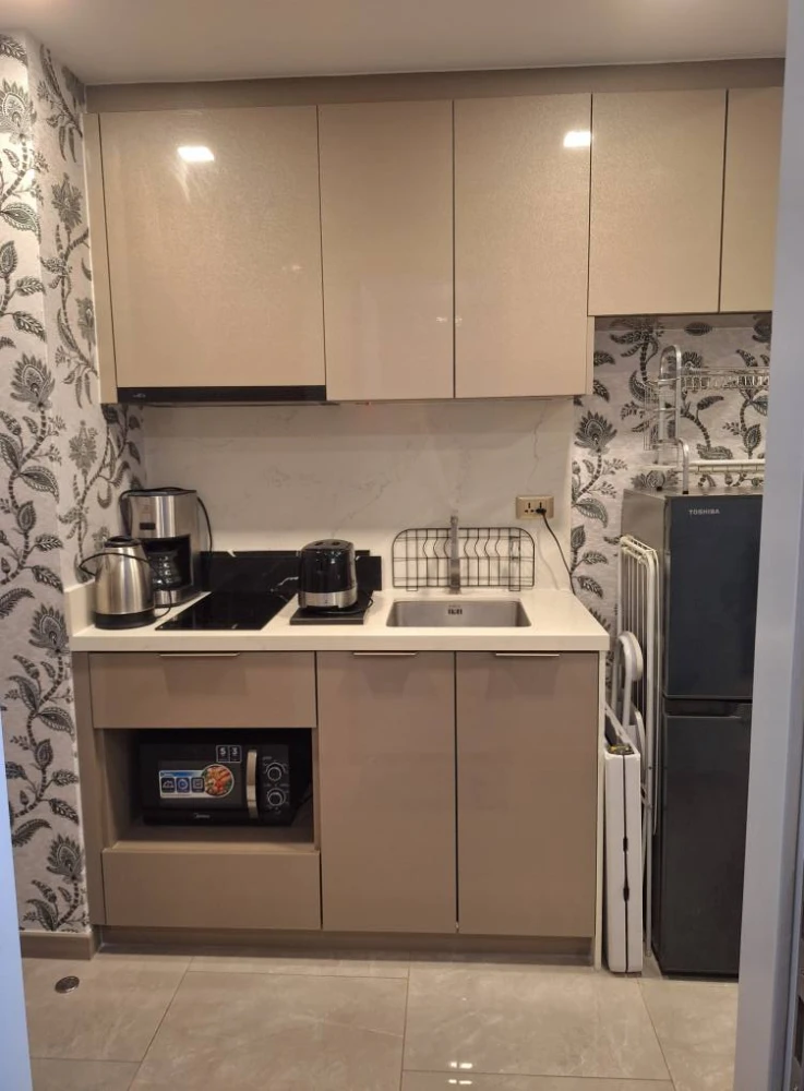 For rent One 9 Five Asoke-Rama 9 ห้องน่าอยู่ ติดวอลเปเปอร์อย่างดี ไม่จองแล้วจะเสียดาย