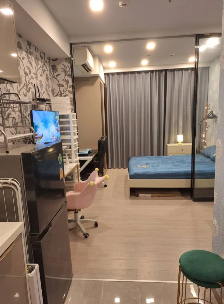 For rent One 9 Five Asoke-Rama 9 ห้องน่าอยู่ ติดวอลเปเปอร์อย่างดี ไม่จองแล้วจะเสียดาย
