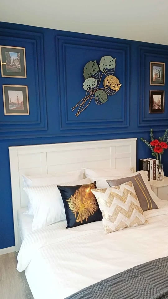 For rent or sale KNIGHTSBRIDGE BEARING Sukhumvit 107, beautifully decorated room, classic, with British style, don't miss it.