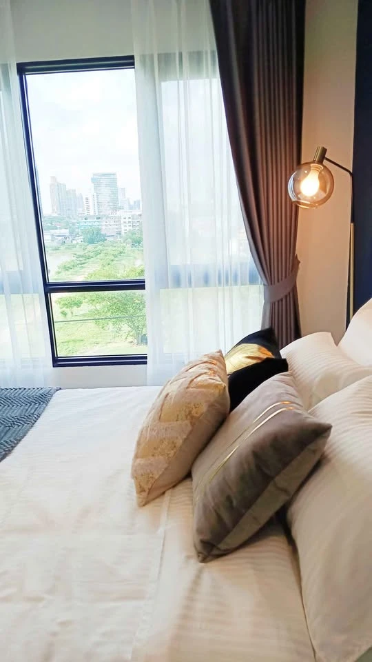 For rent or sale KNIGHTSBRIDGE BEARING Sukhumvit 107, beautifully decorated room, classic, with British style, don't miss it.