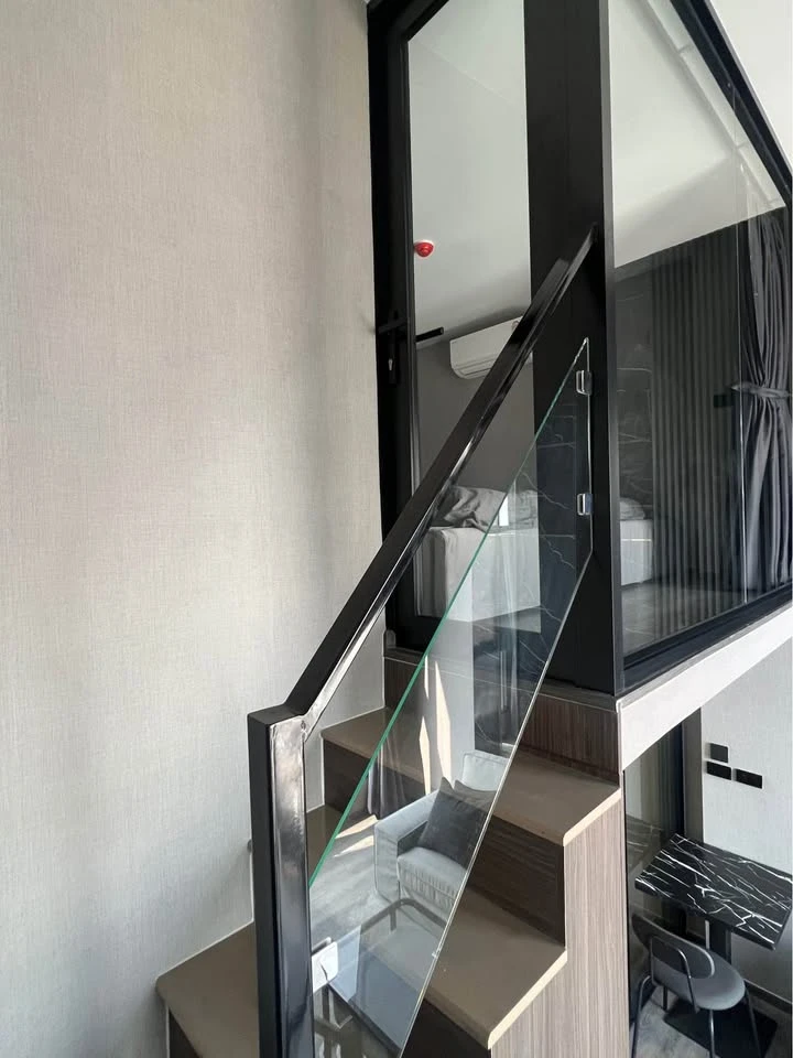 For rent: Origin Ladprao - Bangkapi, duplex unit, fully furnished with built-in features, ready to move in. Book today!