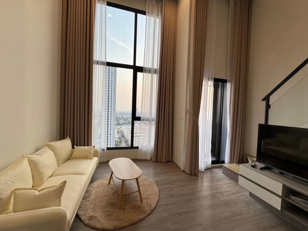 For rent Origin plug&play nonthaburi station, nice room, high floor, good view, great price, hurry and book now.