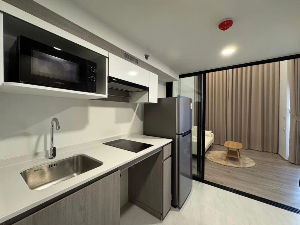 For rent Origin plug&play nonthaburi station, nice room, high floor, good view, great price, hurry and book now.