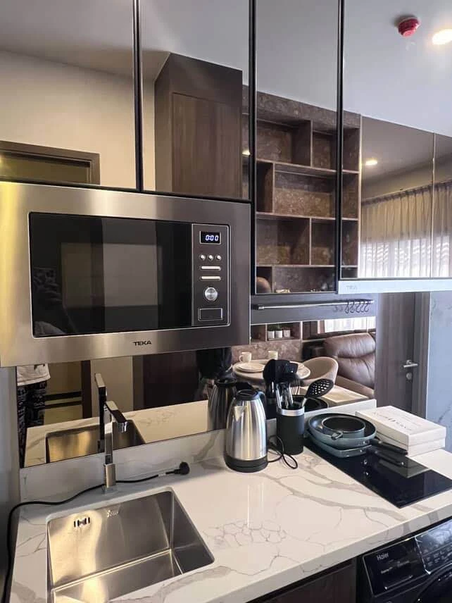 For rent Park Origin Thonglor, corner room with privacy, fully built-in, if you miss it, you will regret it later.