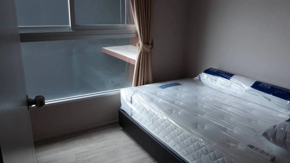 For rent Plum condo Ramkhamhaeng Station, spacious room, lots of usable space, 16th floor, high view, move in quickly.