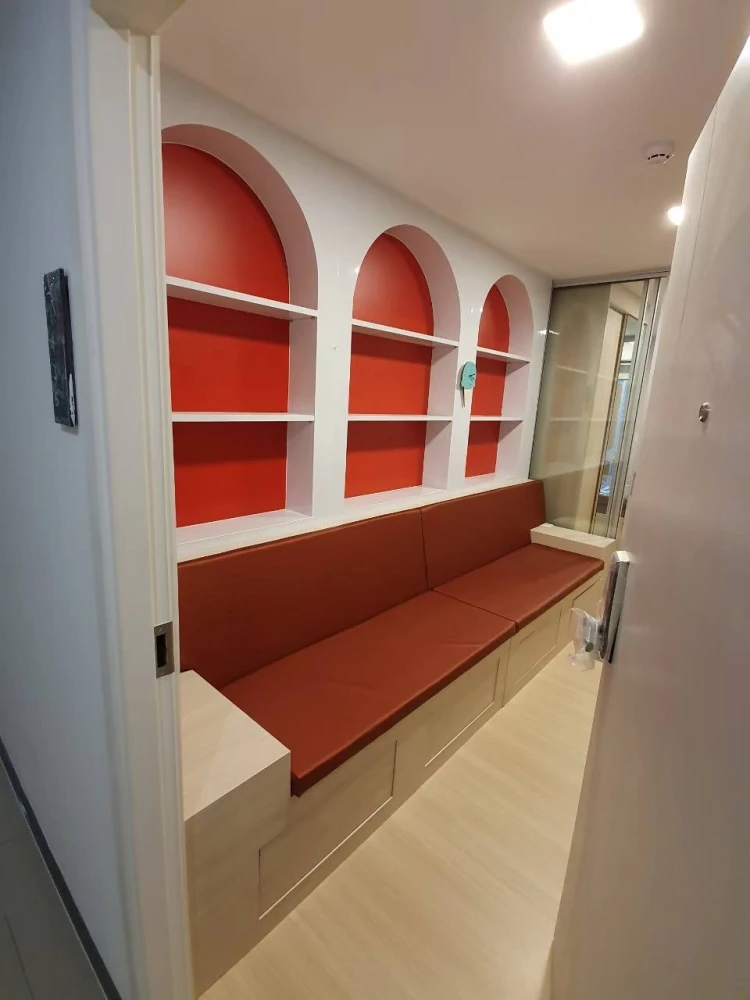 For rent Plum Condo Rangsit Alive 2 rooms, fully furnished, ready to move in, well built-in, everything is complete here. You must hurry to reserve no