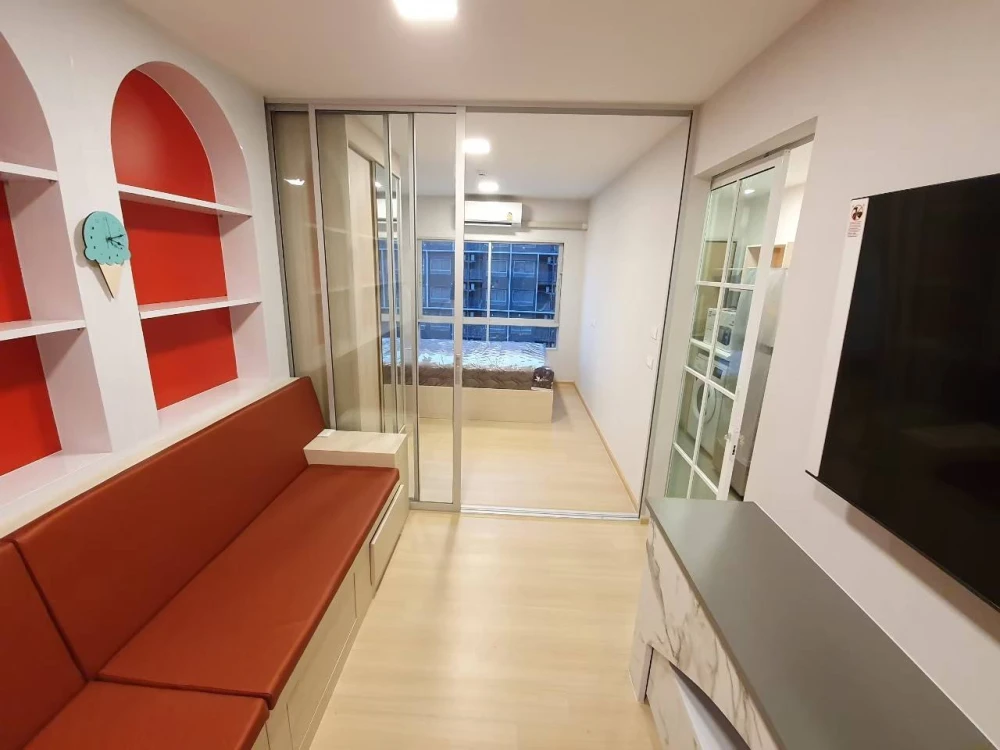 For rent Plum Condo Rangsit Alive 2 rooms, fully furnished, ready to move in, well built-in, everything is complete here. You must hurry to reserve no
